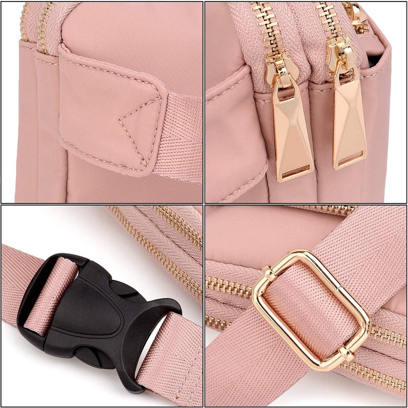 UTO Fanny Pack for Women Crossbody Trendy Fashion Belt Purse Chest Waist Hip Bumbag for Outdoor Shopping Travel Hiking - Image 5